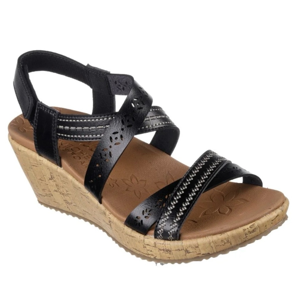 Skechers Black Sandals Comfortable Everyday Wear